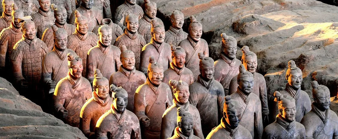 Terracotta Warriors archaeological pit in Xi’an
